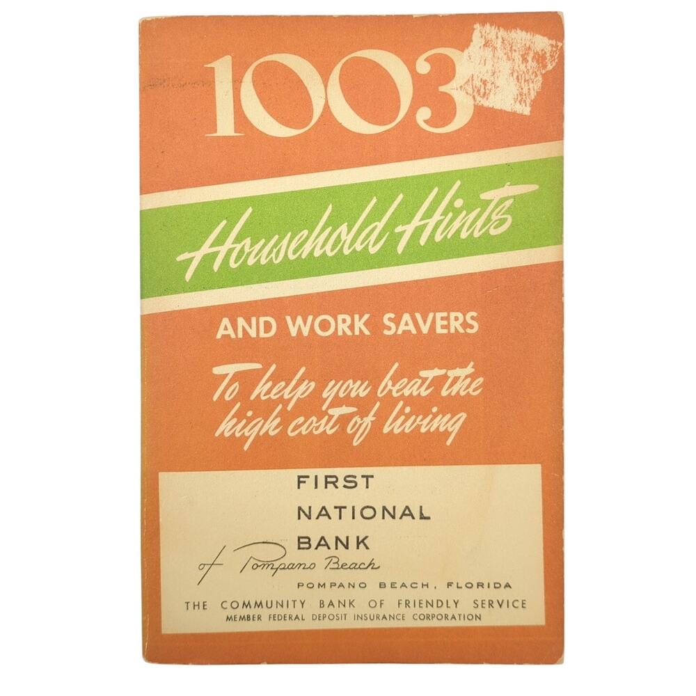 Vintage 1954 1003 Household Hints & Work Savers Michael Gore Booklet Pamphlet